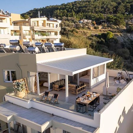Helen Luxury Holiday House With Sea View Ретимно Екстериор снимка