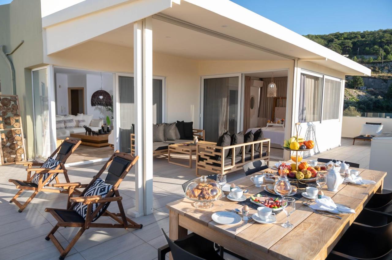 Helen Luxury Holiday House With Sea View Ретимно Екстериор снимка