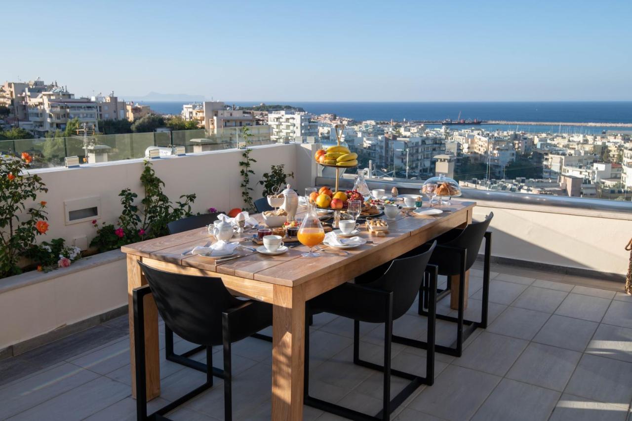 Helen Luxury Holiday House With Sea View Ретимно Екстериор снимка