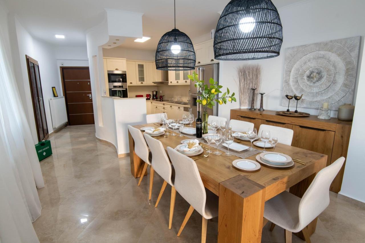 Helen Luxury Holiday House With Sea View Ретимно Екстериор снимка