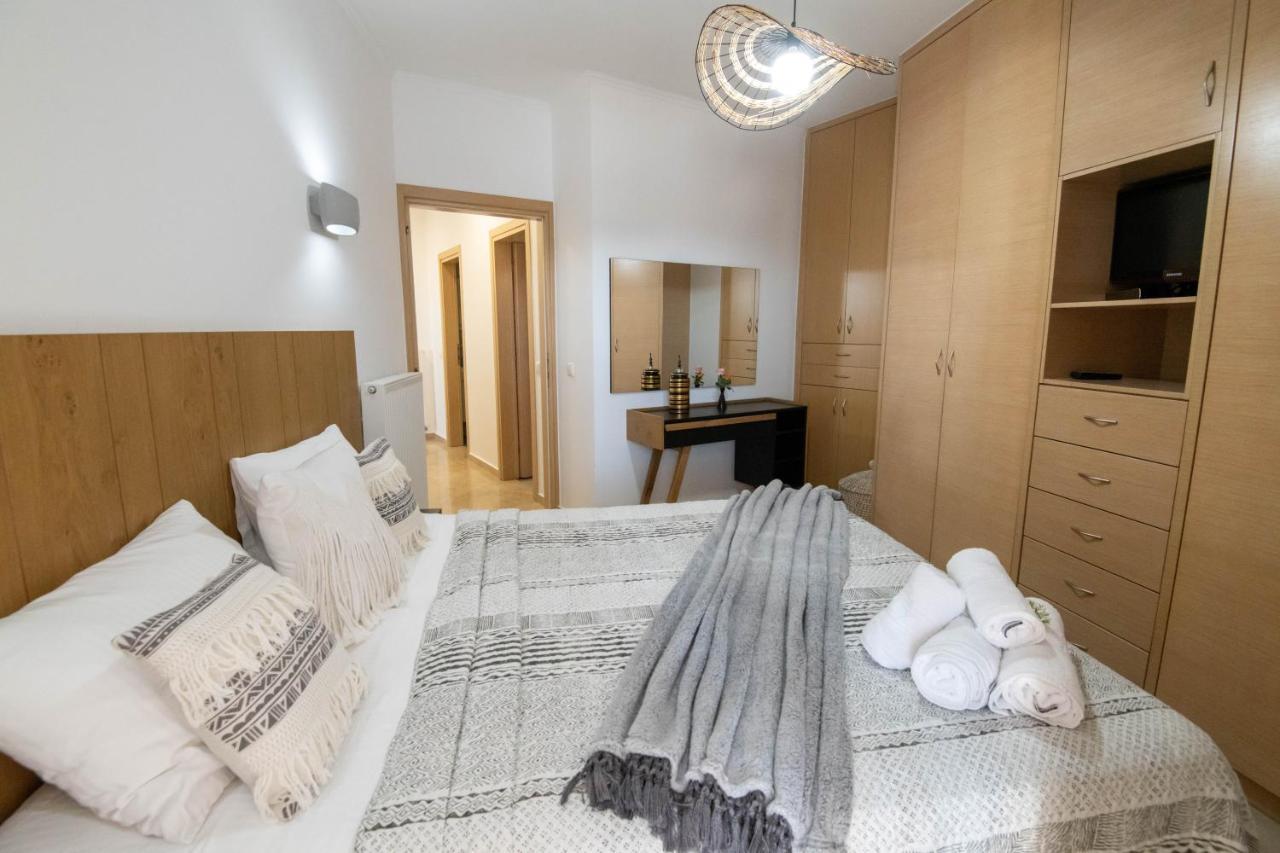 Helen Luxury Holiday House With Sea View Ретимно Екстериор снимка